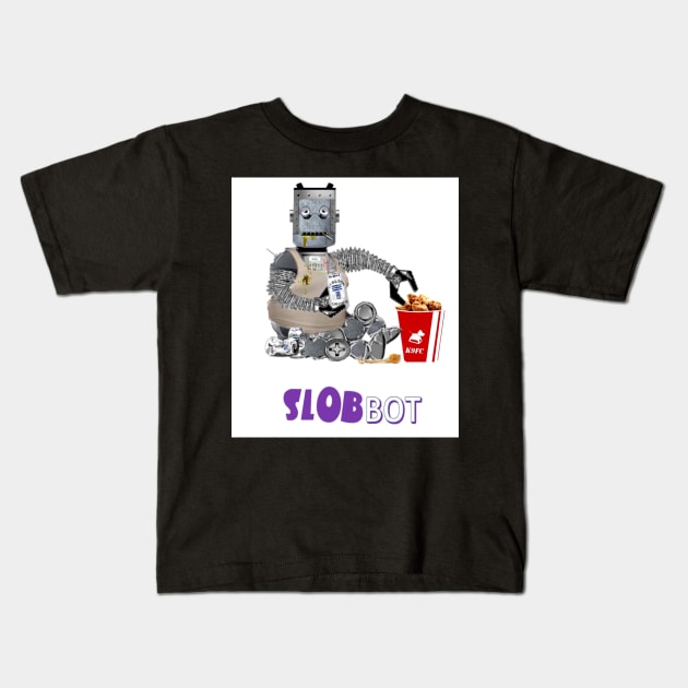 SLOBBOT Kids T-Shirt by martydav
